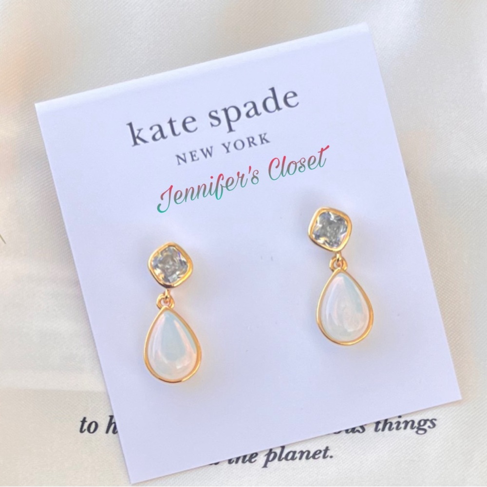 Kate Spade Earrings NWT / Bubbly Bezel Drop Stud Earrings
